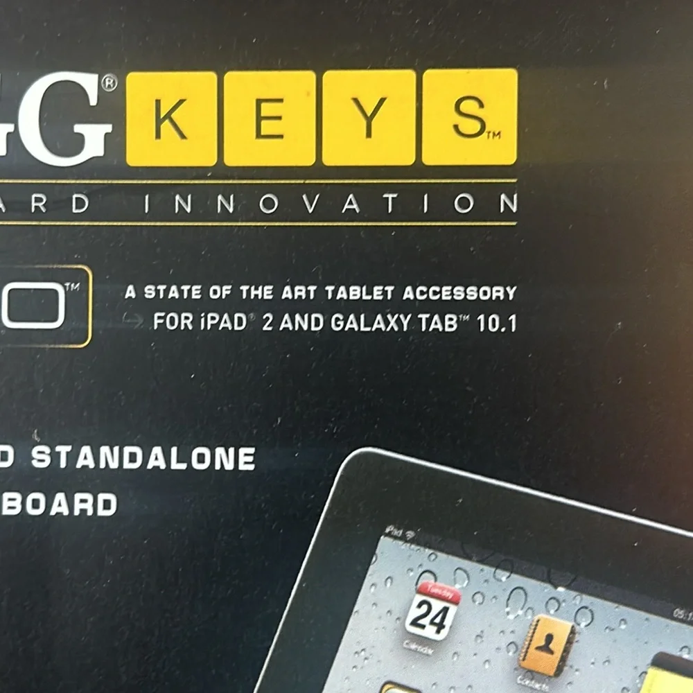 SOLO ZAGG KEYS STAND-ALONE iPAD 2 & GALAXY TAB 10.1 KEYBOARD NEW NEVER USED